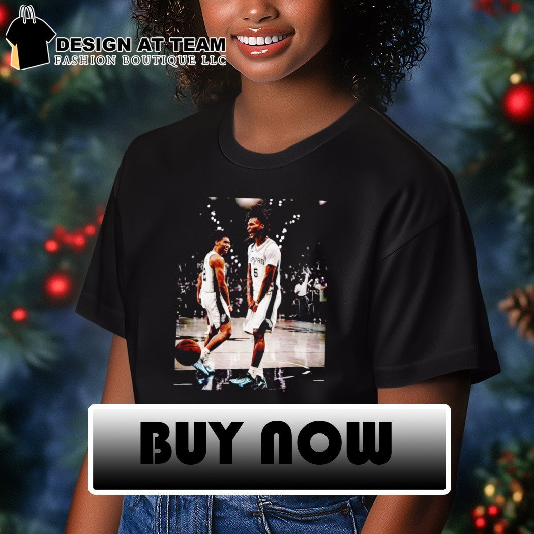 Stephon Castle and Dylan Harper San Antonio Spurs Hoops Basketball vintage shirt