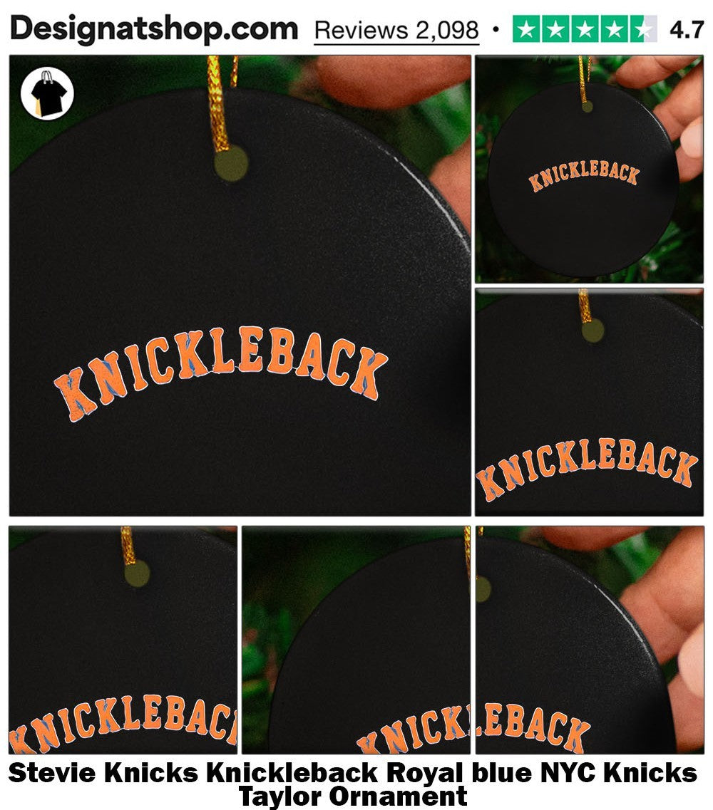 Stevie Knicks Knickleback Royal blue NYC Knicks Taylor shirt