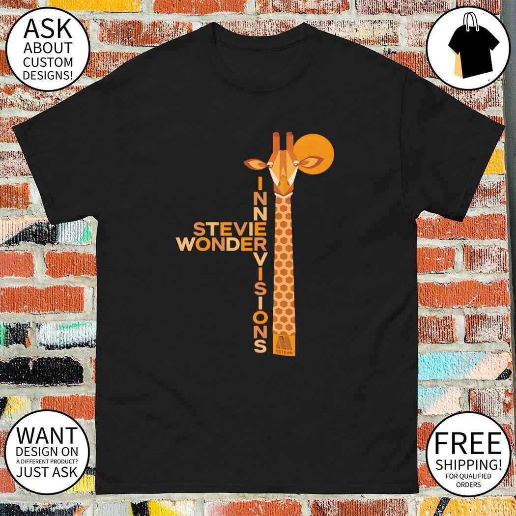 Stevie Wonder Innervisions Motown Tamla Records est 1970s shirt