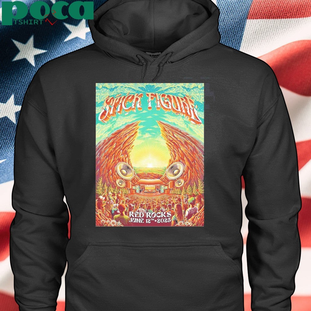 Stick Figure At Red Rocks On June 12 2025 shirt