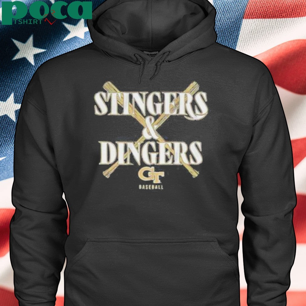 Stingers and Dingers Georgia Tech Yellow Jackets MLB Baseball 2025 shirt