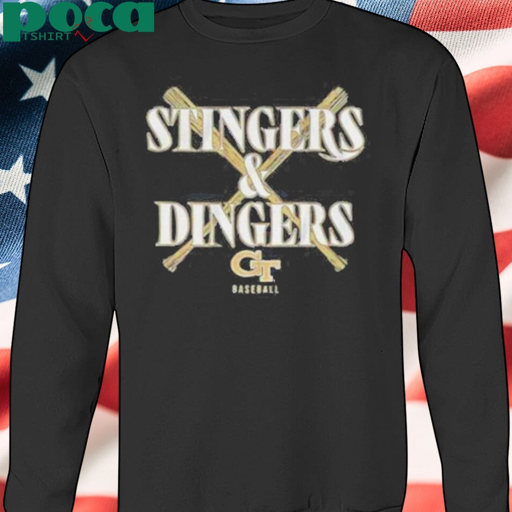 Stingers and Dingers Georgia Tech Yellow Jackets MLB Baseball 2025 shirt