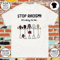 Stop Racism It’s Okay To Be Indian Black Arab Normal Aisan shirt
