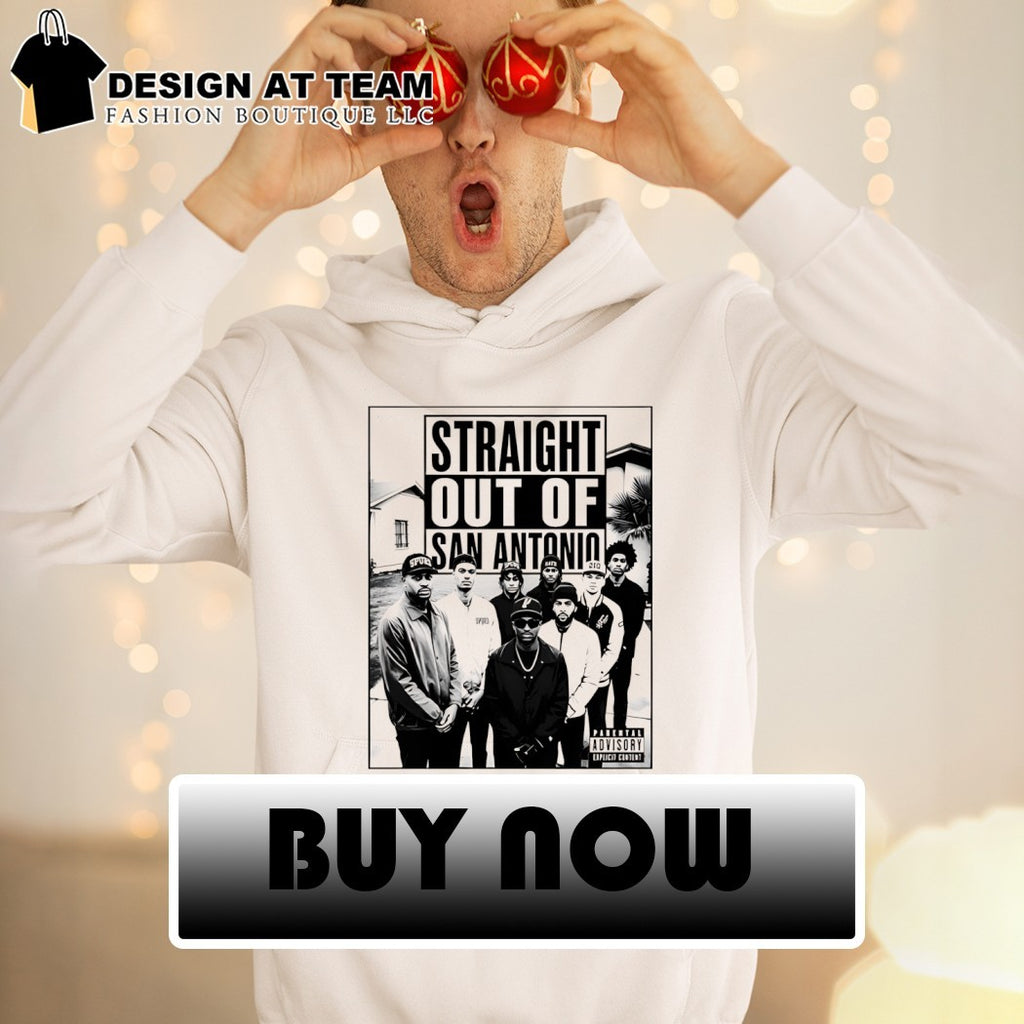 Straight Outta of San Antonio Spurs Basketball Parental Advisory Explicit Content shirt