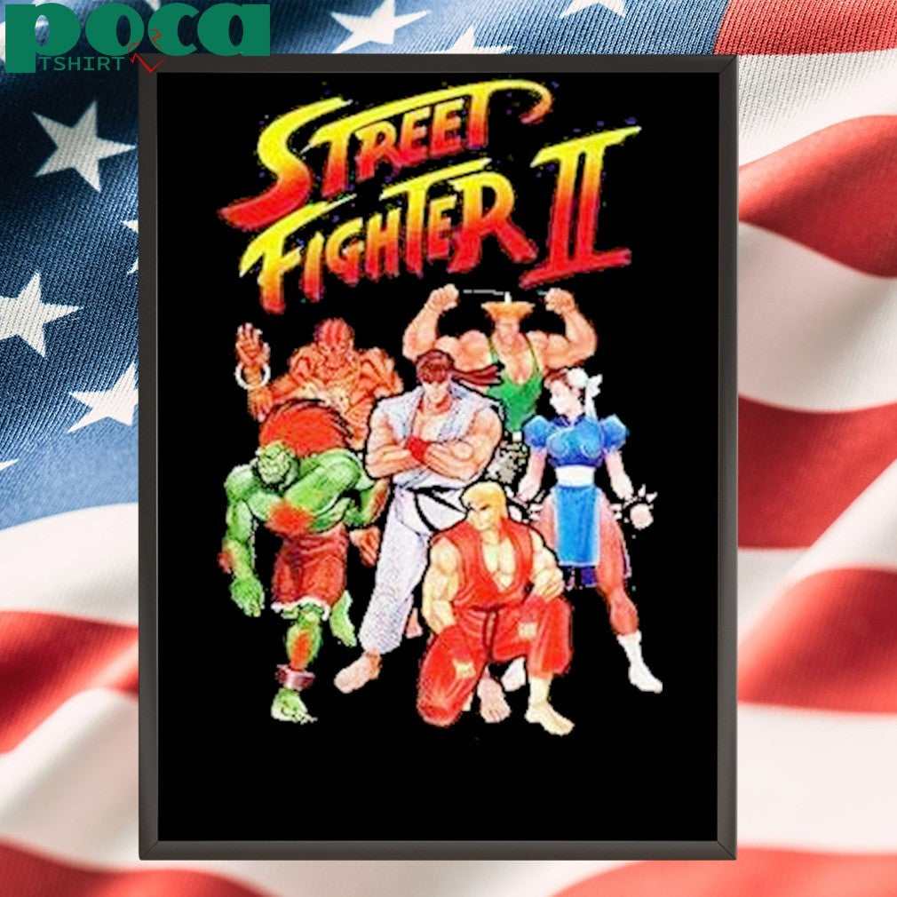 Street Fighter Ii Character Group Logo Shirt