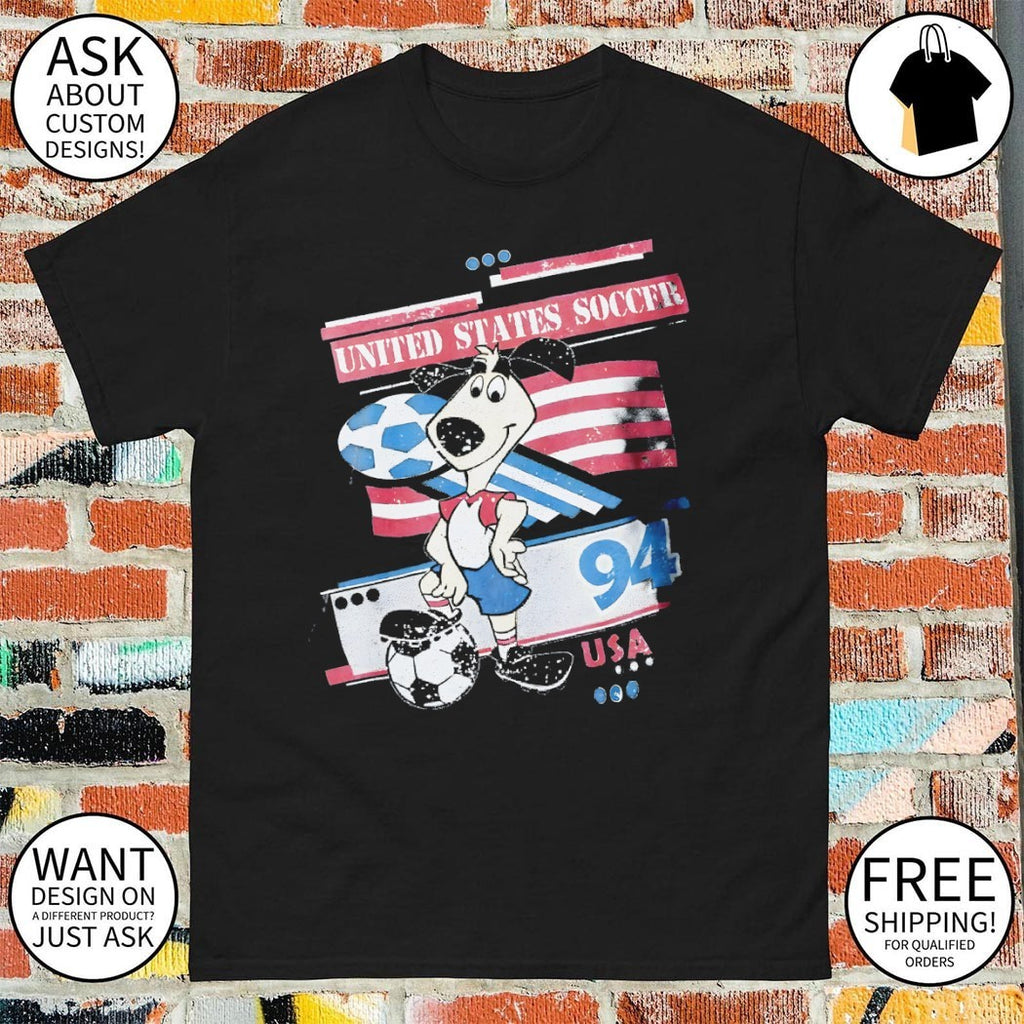 Striker The Dog United States Soccer 94 Usa Character Soccer 2026 hirt