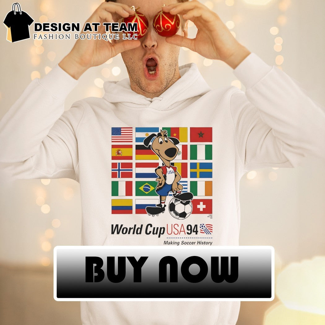 Striker The Dog World Cup USA 94 Making Soccer History Commemorative shirt
