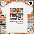 Striker The Dog World Cup USA 94 Making Soccer History Commemorative shirt