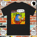 Stuffed donkey this is fine shirt