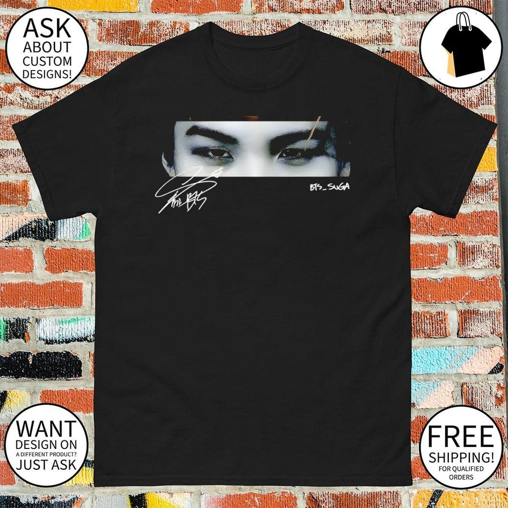 Suga eyes BTS Arirang World Tour 2026 signature shirt