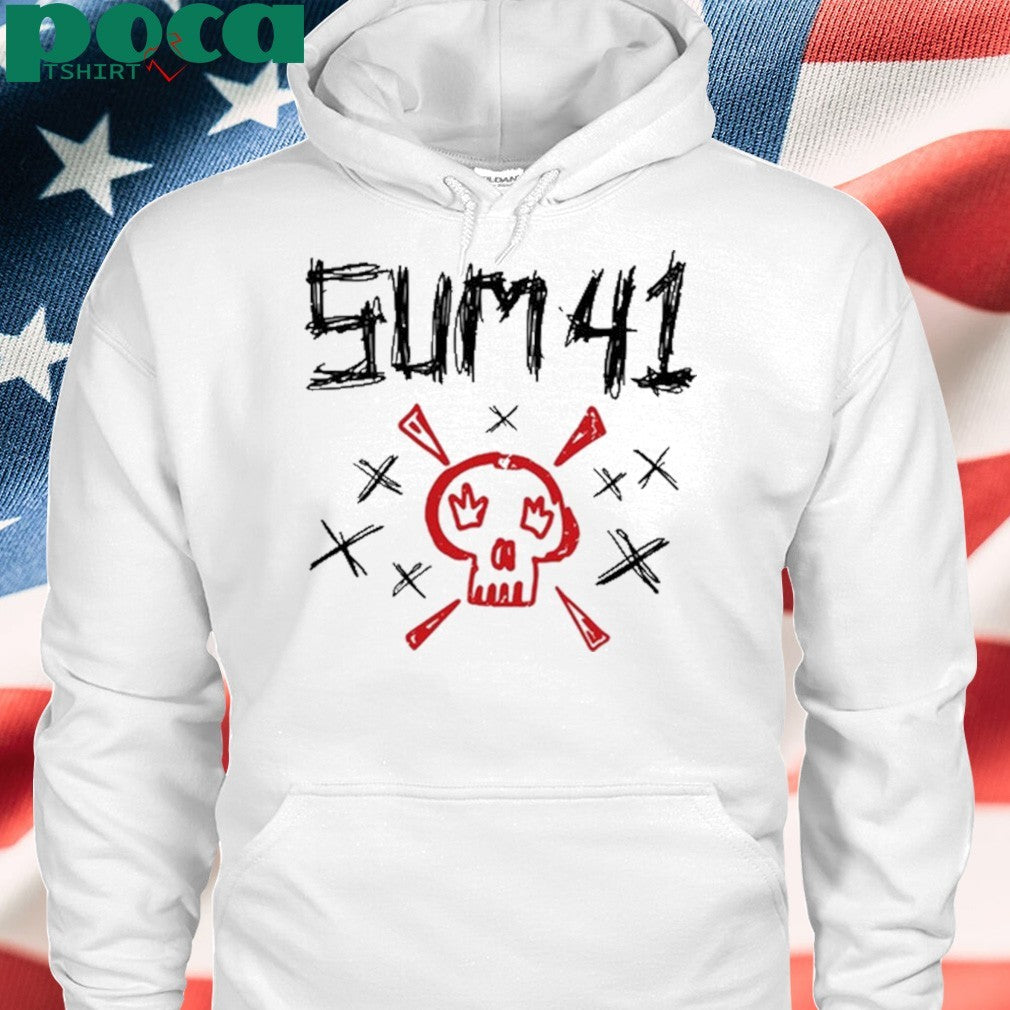 Sum 41 Sketch Logo Skull Shirt