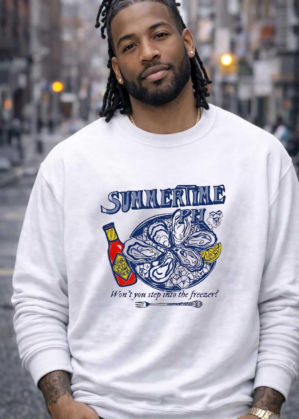 Summertime PH Oysters Eating Shirt Won’t You Step into the Freezer