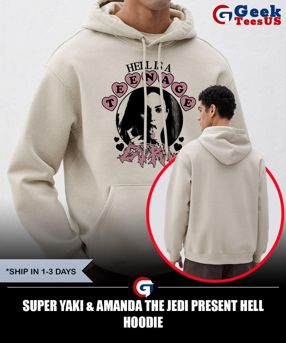Super Yaki & Amanda the jedi present hell T-shirt