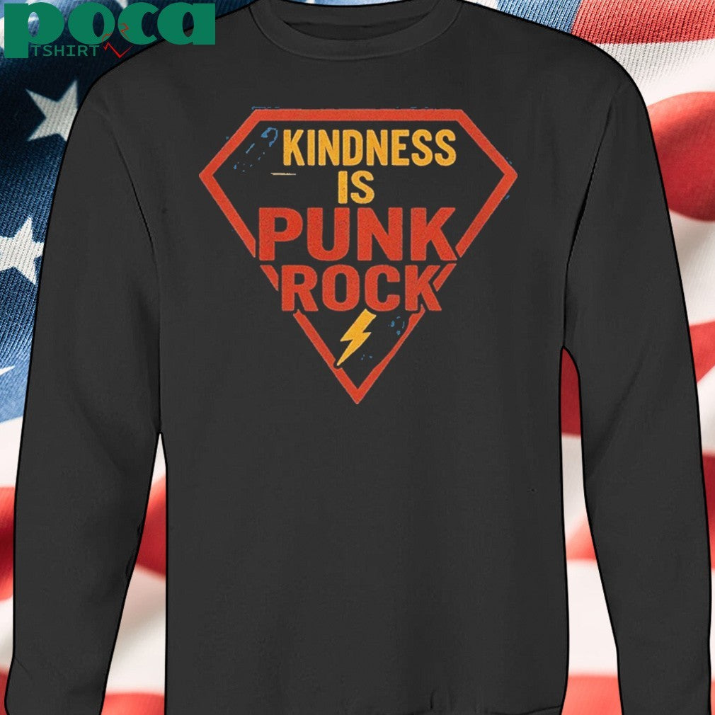 Superman Logo Kindness Is Punk Rock Shirt