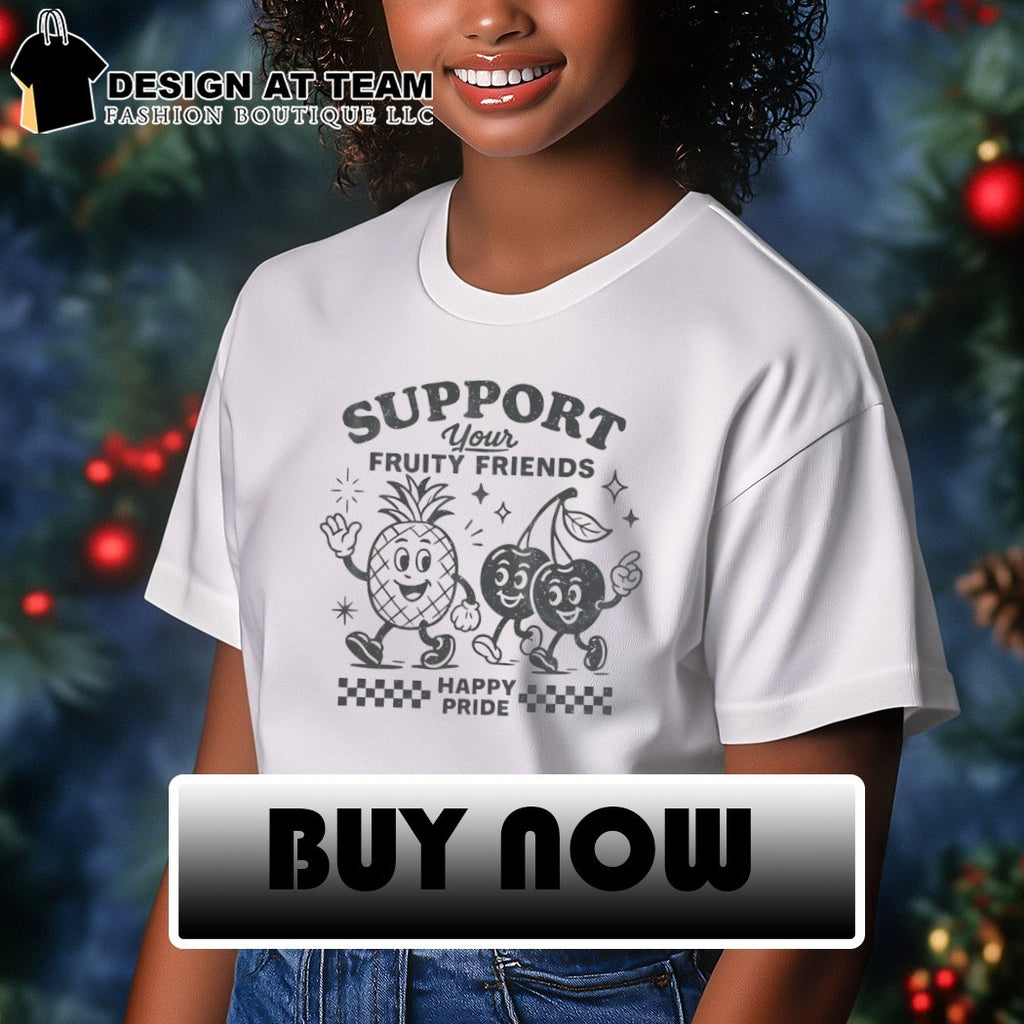 Support your fruity friends Happy Pride 2026 shirt