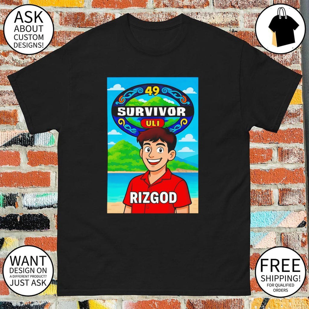 Survivor 49 RizGod ULI cartoon shirt