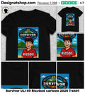 Survivor ULI 49 RizzGod cartoon 2026 shirt