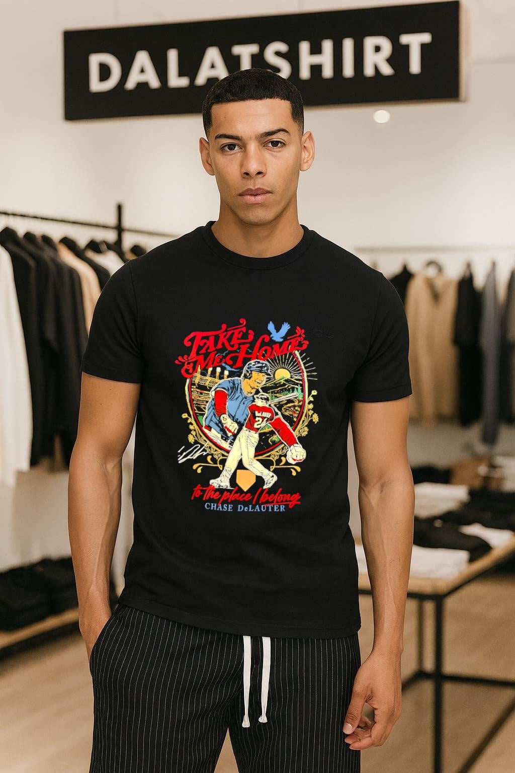 Take Me Home To The place belong Chase DeLauter Cleveland Guardians shirt