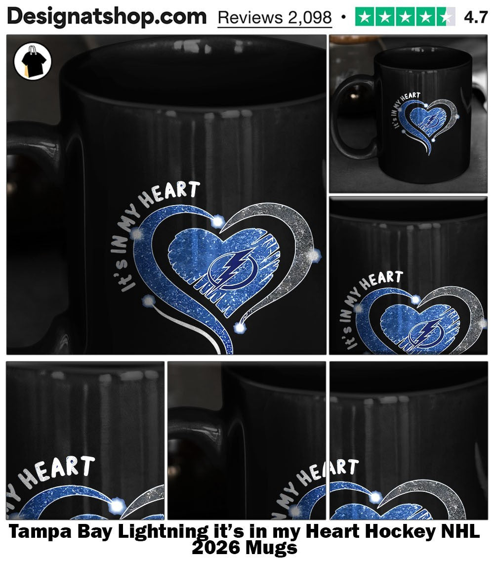 Tampa Bay Lightning it’s in my Heart Hockey NHL 2026 shirt