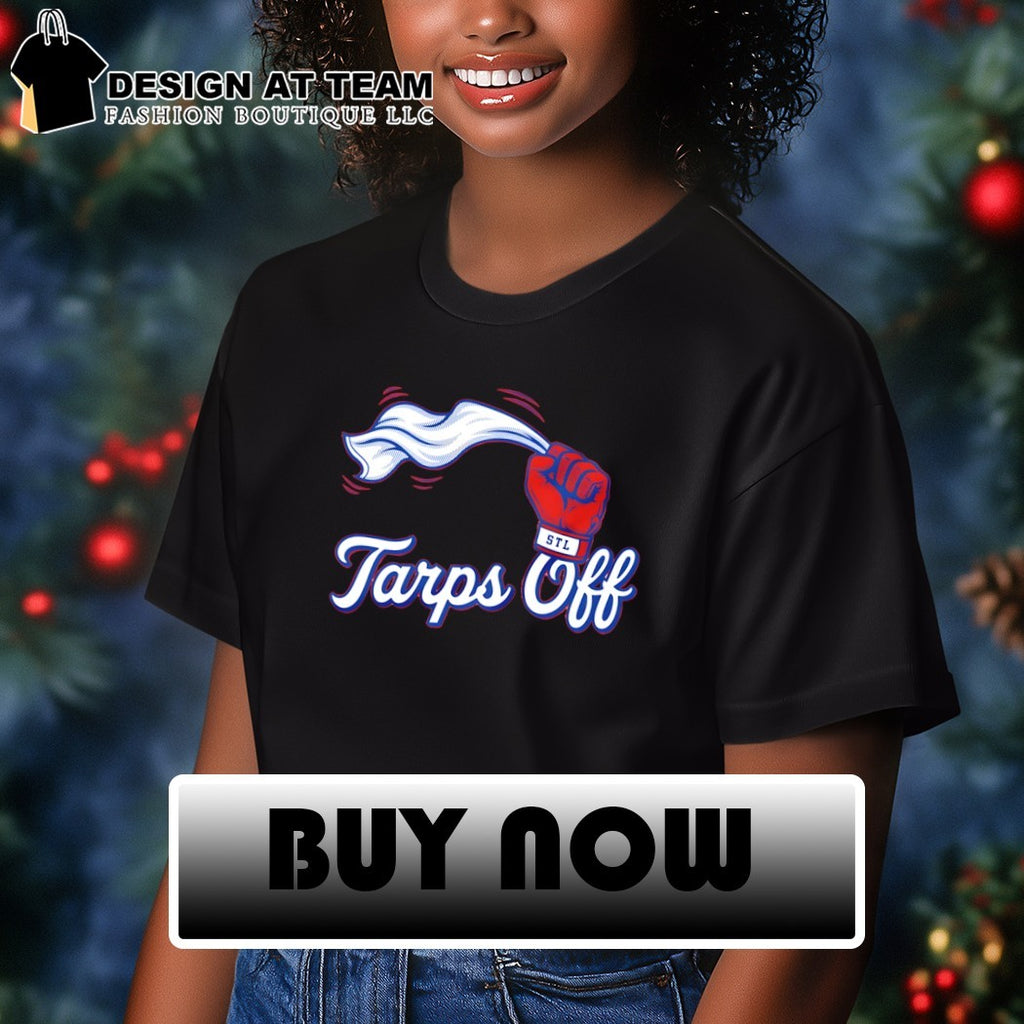 Tarps Off St. Louis Cardinals Baseball STL glove shirt
