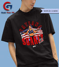 Tatiana Suarez American flag signature shirt