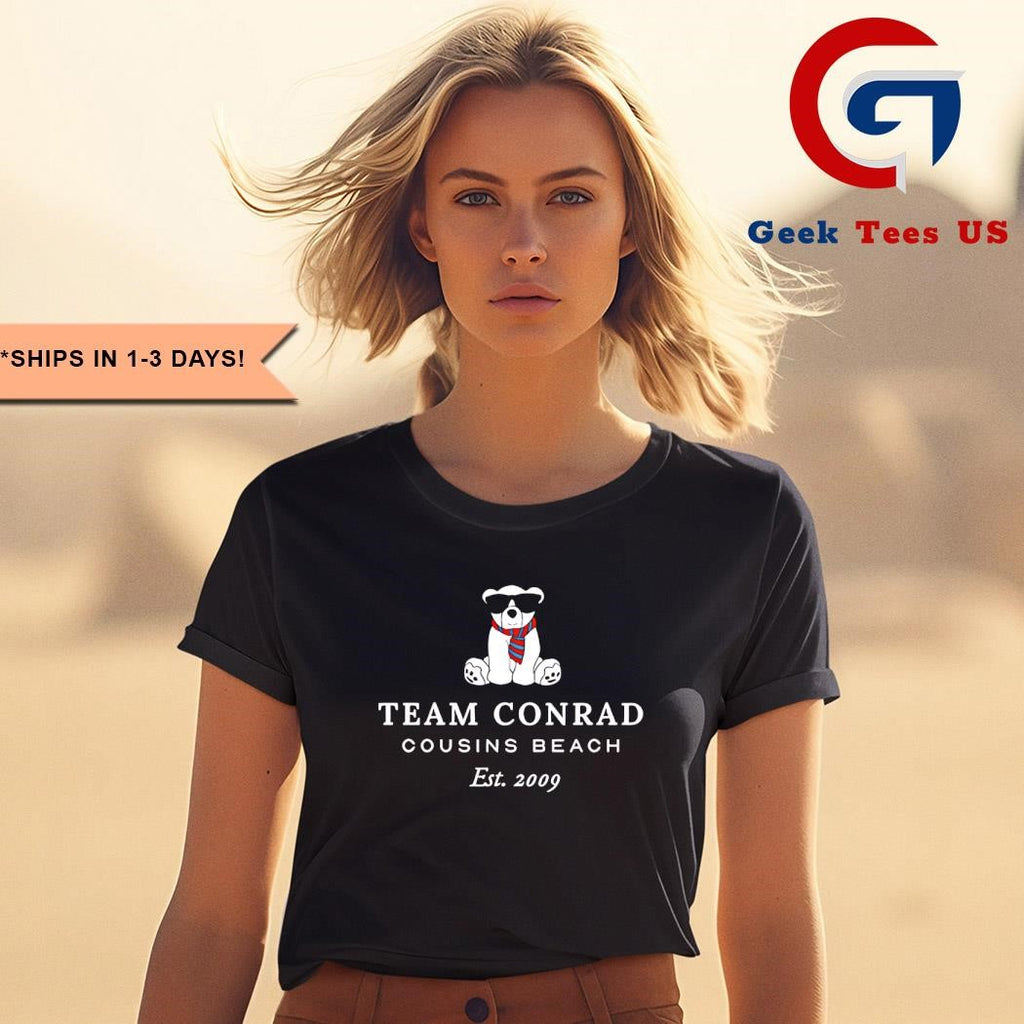 Team Conrad Cousins Beach est 2009 shirt