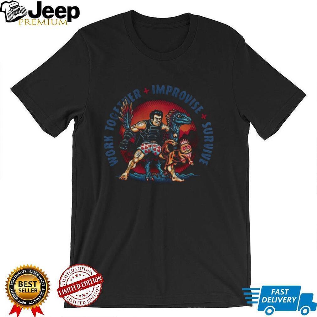 Team Survival Work Together Improvise Survive Dungeon Crawler Carl shirt