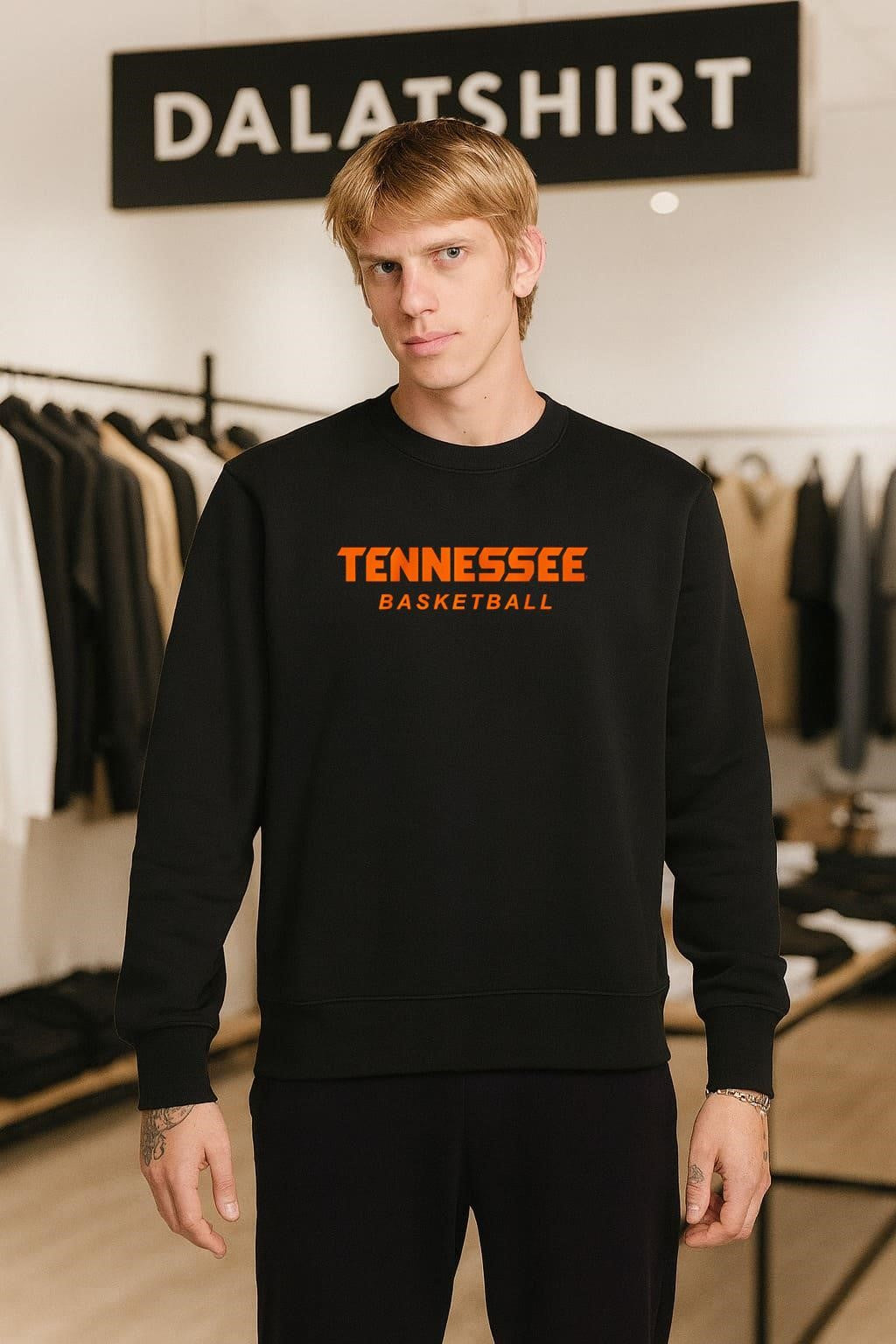 Tennessee Basketball logo letter shirt