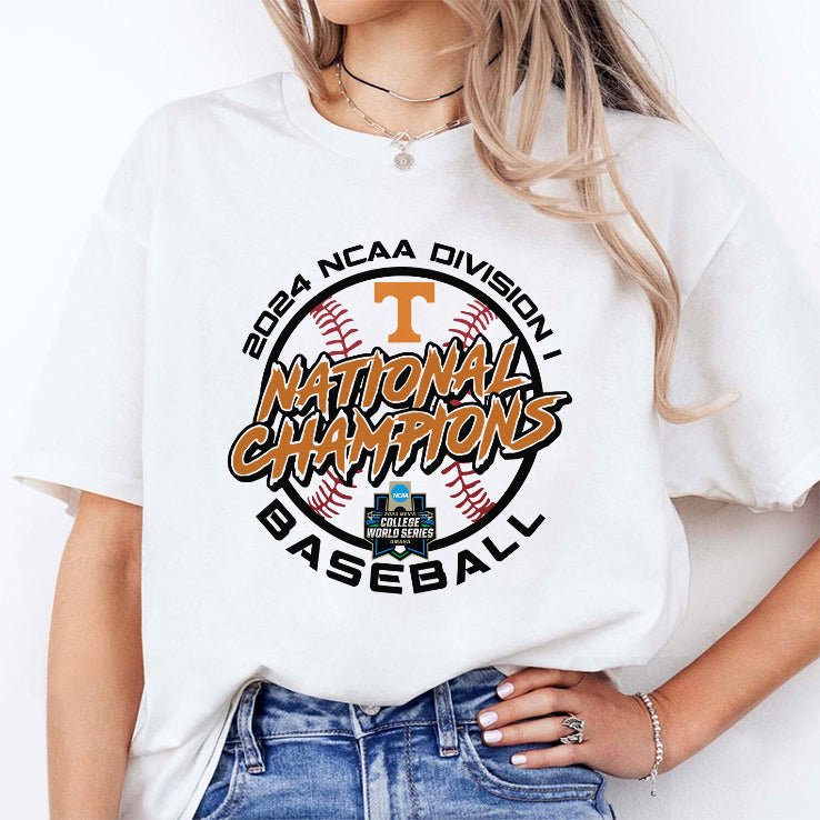 Tennessee Volunteers 2024 Men’s Baseball College World Series Champions T Shirt