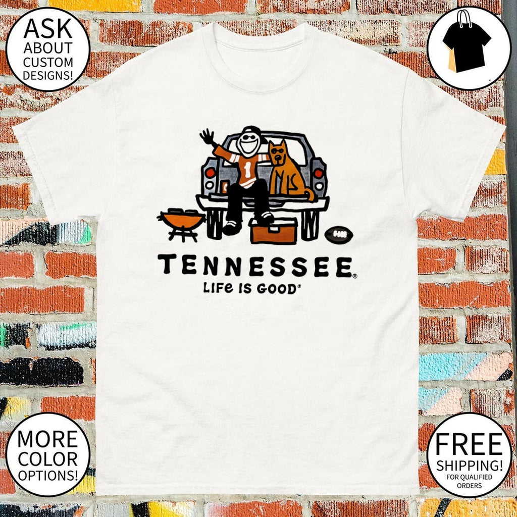 Tennessee Volunteers Football life is good Jackie Dog shirt