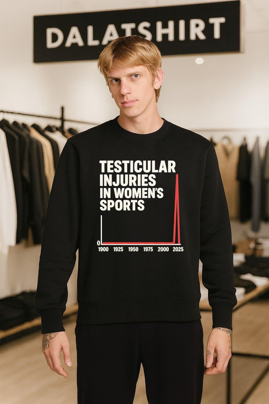 Testicular Injuries In Women’s Sports 1900 to 2025 shirt
