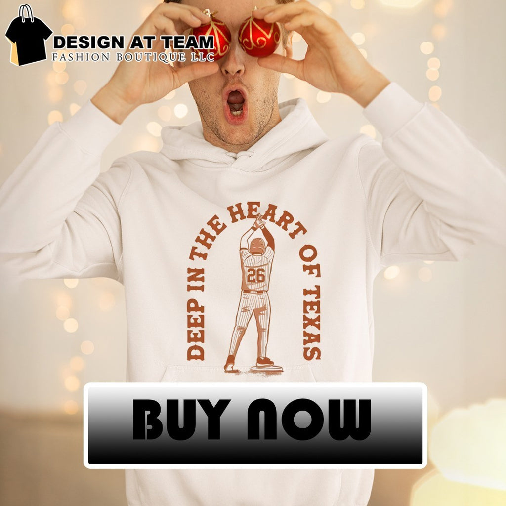 Texas Longhorns 26 Deep in the heart of Texas Baseball player shirt