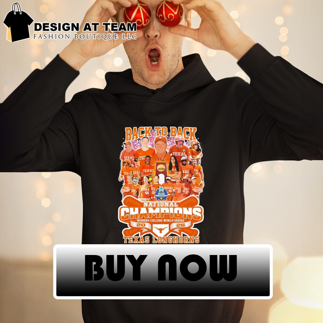 Texas Longhorns Softball Back to Back National Champions Women’s College World Series shirt