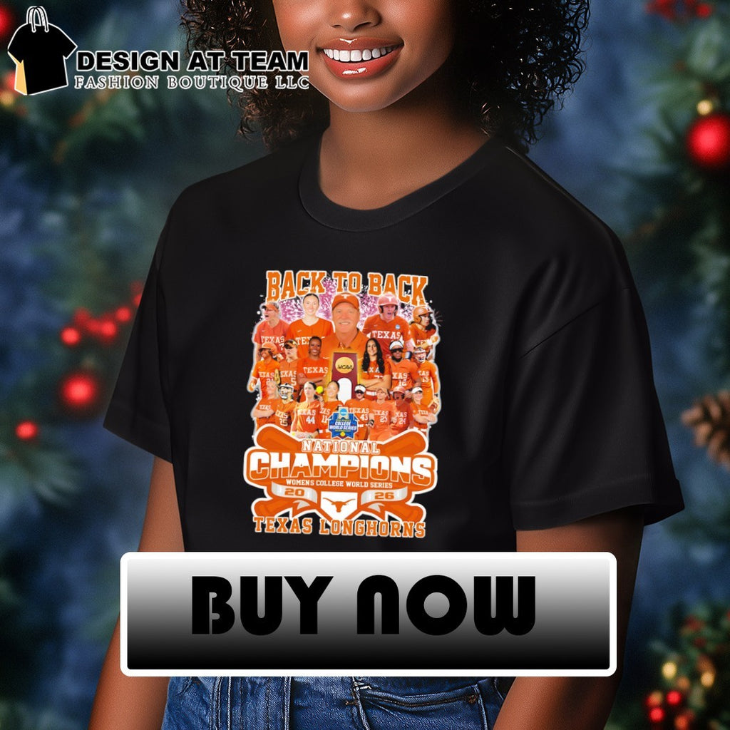 Texas Longhorns Softball Back to Back National Champions Women’s College World Series shirt