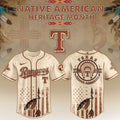 Texas Rangers Native American Heritage Month Jersey 2025