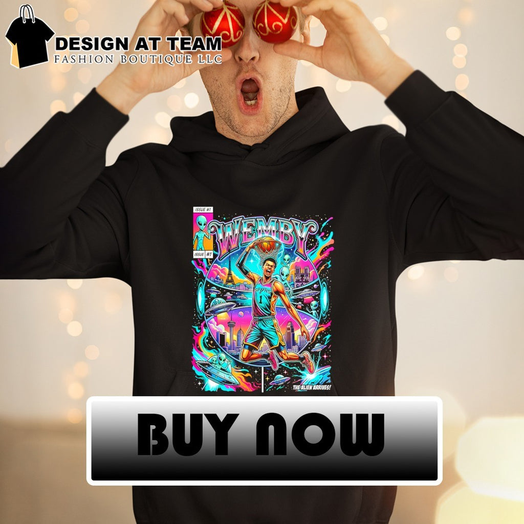 The Alien Arrives Wemby San Antonio Spurs Basketball vintage shirt