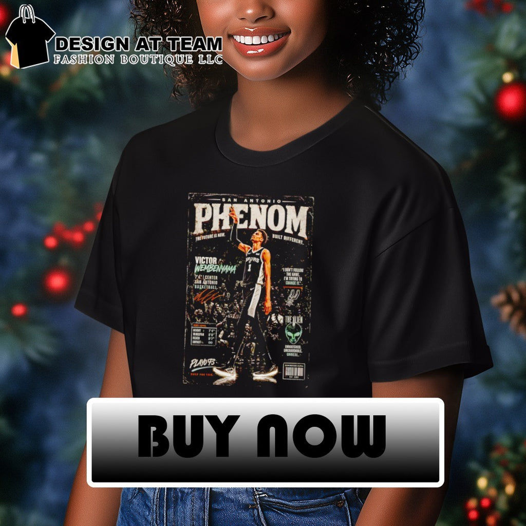 The Alien UFO Victor Wembanyama San Antonio Phenom Basketball vintage shirt