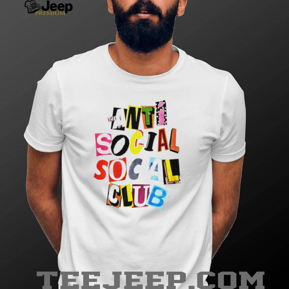 The Anti Social Social Club Collage ASSC shirt