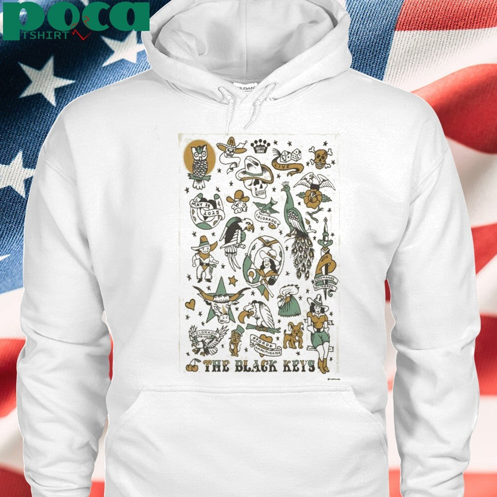 The Black Keys At Ford Amphitheater In Colorado Springs CO On May 25 2025 shirt