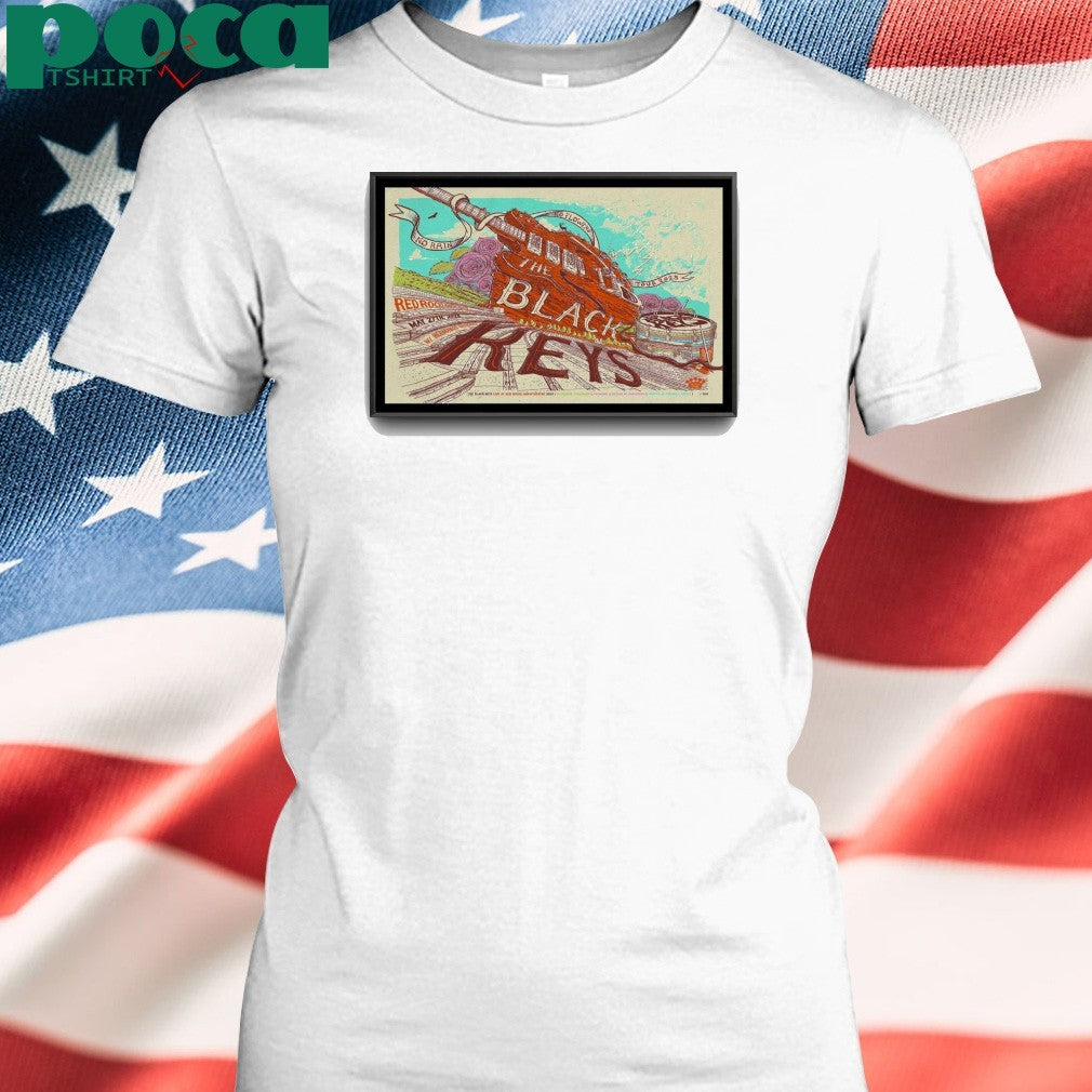 The Black Keys Events Red Rocks Amphitheatre May 27, 2025 Poster shirt
