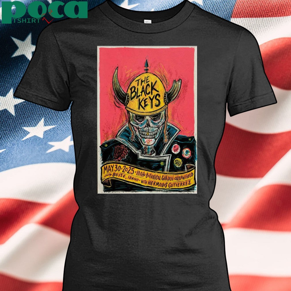 The Black Keys May 30 2025 At the Idaho Botanical Garden in Boise ID Poster Shirt