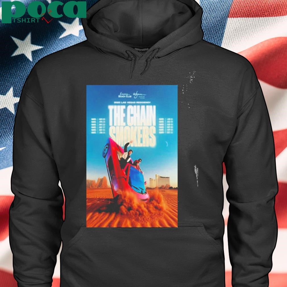 The Chainsmokers 2025 Las Vegas Residency Tour Poster T Shirt
