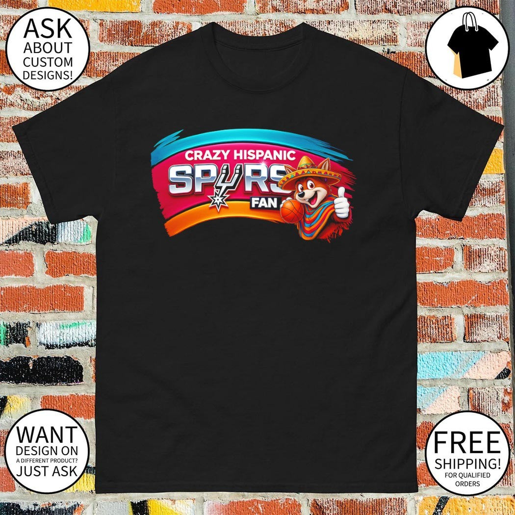 The Coyote Crazy Hispanic Spurs Fan San Antonio Spurs Basketball 2026 shirt