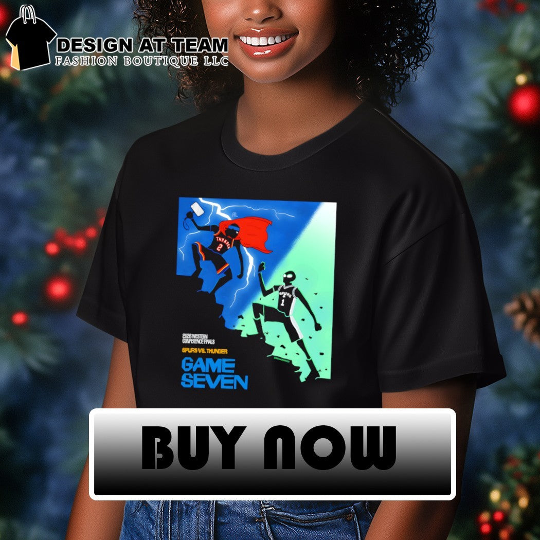 The Dark Knight Returns SGA OKC Thunder vs Wembanyama San Antonio Spurs Game Seven 2026 shirt