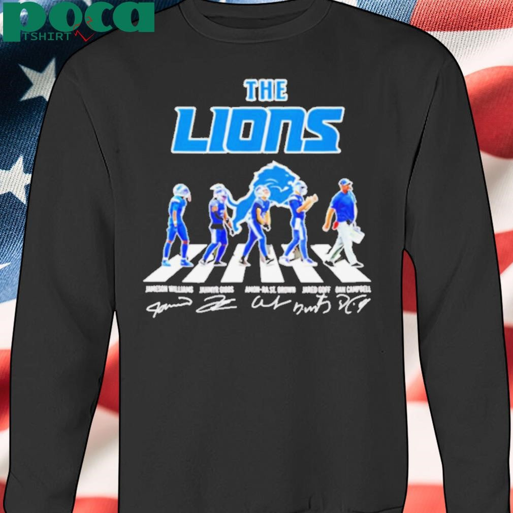 The Detroit Lions Abbey Road signature shirt