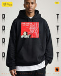 The Devil aka Satan horns pointy ears goatee pitchfork shirt