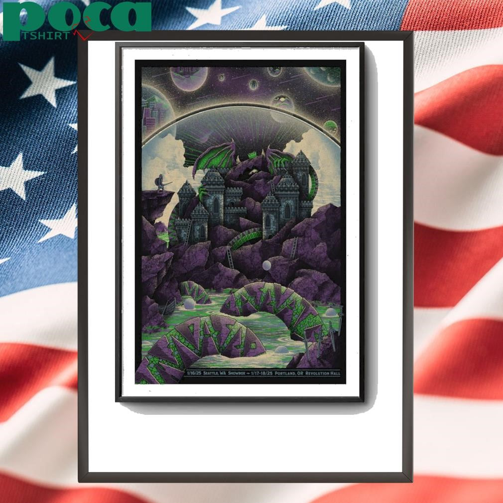 The Disco Biscuits 2025 Shows in Seattle WA And Portland OR Poster shirt