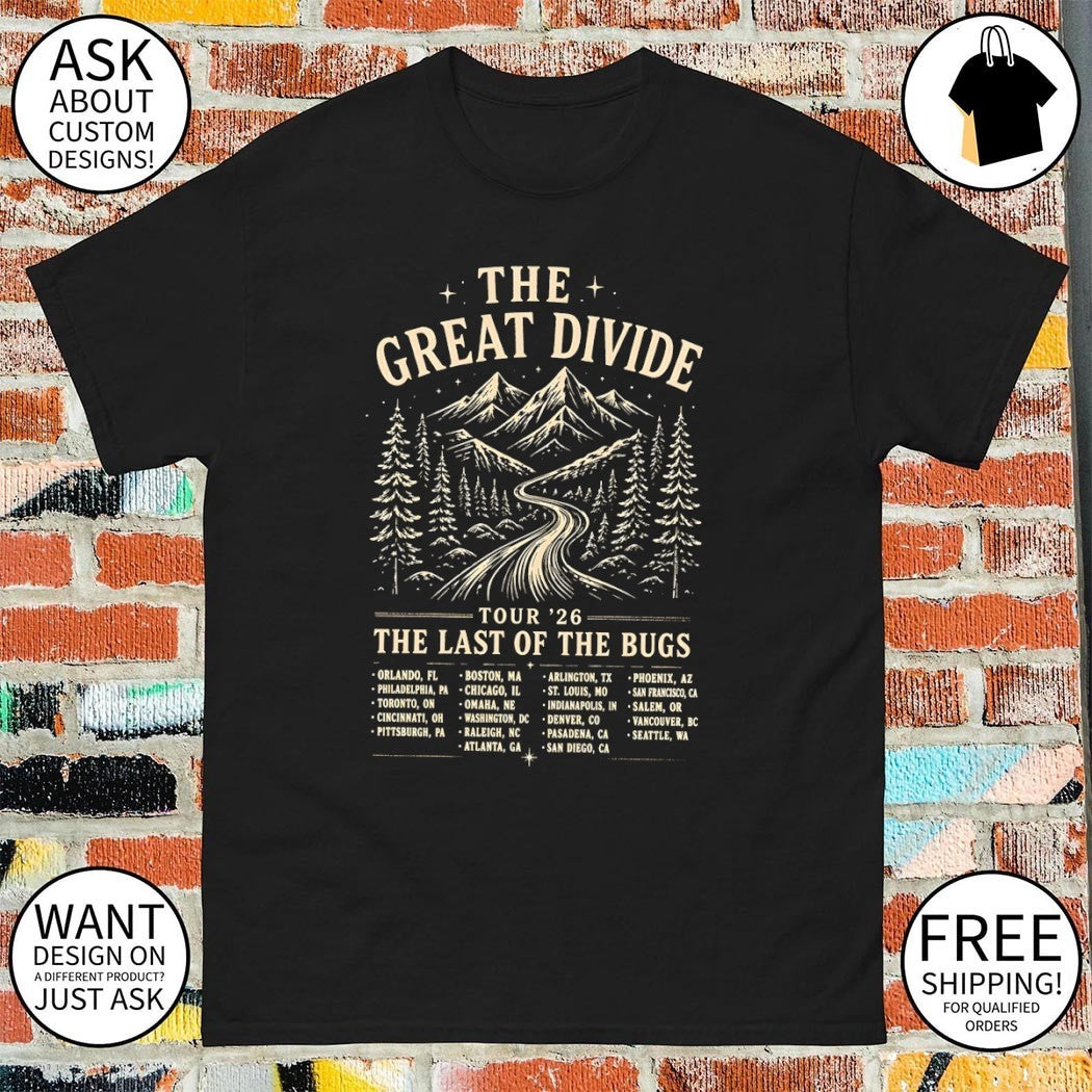 The Great Divide tour ’26 The Last of the Bugs vintage shirt