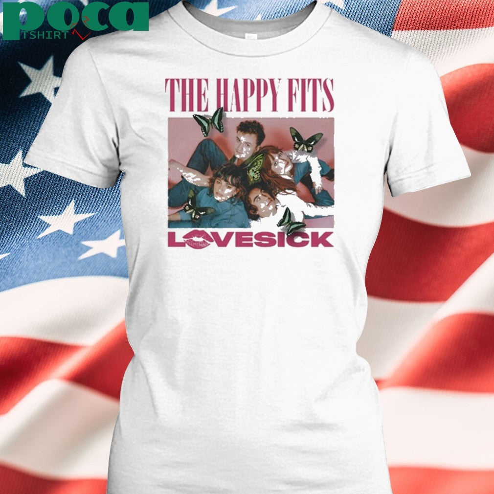 The Happy Fits Pink Logo Photo shirt