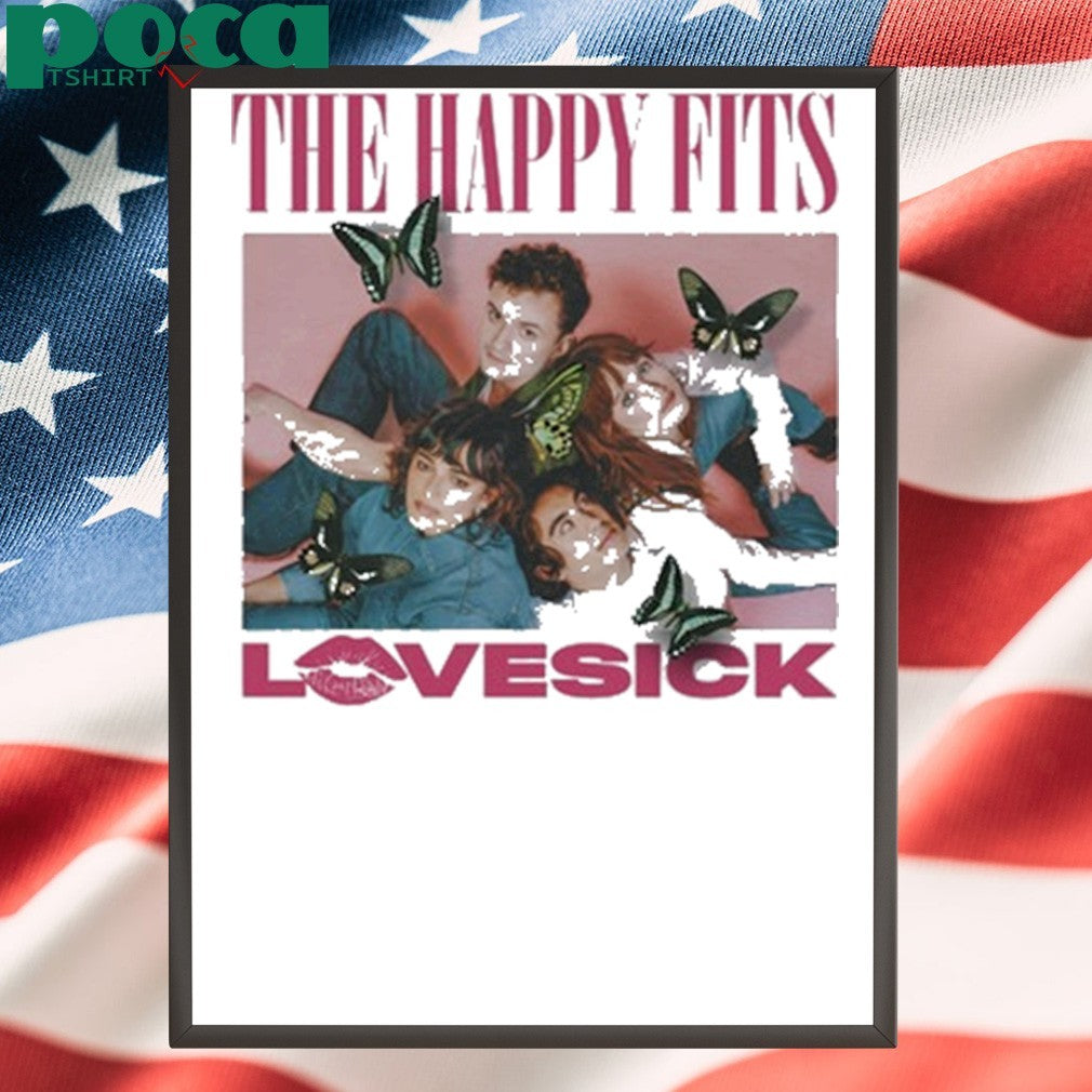The Happy Fits Pink Logo Photo shirt